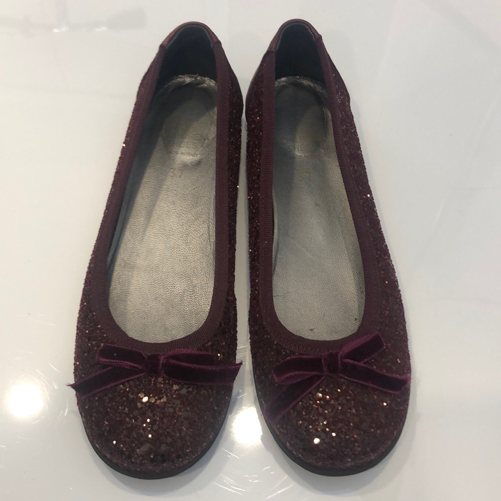 Pepe Sparkle Ballet Flats Size 37 (5-5.5)